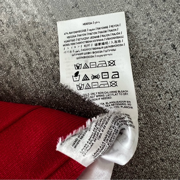 Guess Raspberry Red Bandage Crop Top - Picture 8 of 11